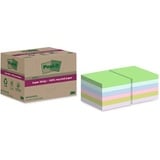 Post-it Post-it® Super Sticky Recycling Notes Haftnotizen extrastark farbsortiert, 12 Blöcke