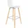 ZUIVER Albert Kuip Barstuhl 75 cm Weiß