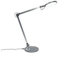 QAZQA Design Tischleuchte grau inkl. LED mit kabellosem Ladegerät