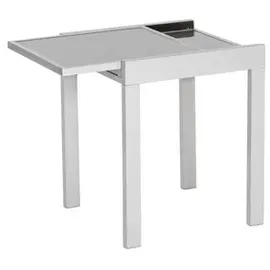 Merxx Balkonausziehtisch 65 x 65 x 75 cm Silber/Grau