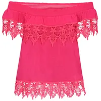 IZIA Bluse Boho fuchsia S