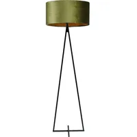 Masterlight Stehleuchte Cross 1-flammig Samt Grün Ø52cm