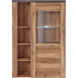 OTTO home Vitrine Larona 100 x 37,1 x 145 cm Braun