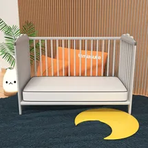 MiaSuite Matratze für Wiege 65x130x12 cm - Waterfoam,Hypoallergen, Milbenhemmend | Primavera Baby