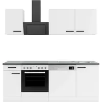 OPTIFIT Küchenzeile Palma 210 cm weiß