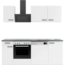 OPTIFIT Küchenzeile Palma 210 cm weiß