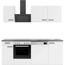 OPTIFIT Küchenzeile Palma 210 cm weiß