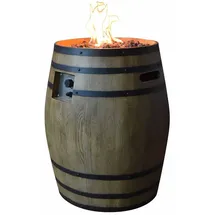 ELEMENTI Gas Feuerstelle Porvoo Ø 82 cm Braun