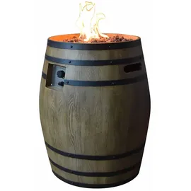 ELEMENTI Gas Feuerstelle Porvoo Ø 82 cm Braun