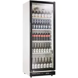 orange. orange 360L Getränkekühlschrank (Flaschenkühlschrank) mit Glastür. Abschließbar. weiß/schwarz. Freistehender Getränkekühlschrank.