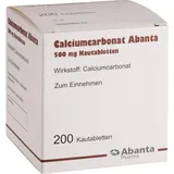 Abanta Pharma GmbH Calciumcarbonat Abanta 500 mg Kautabletten