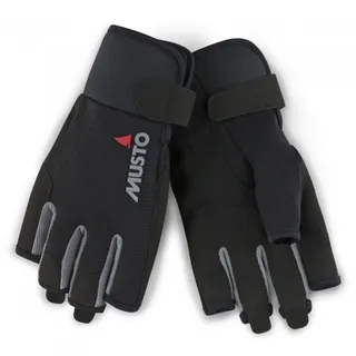 Musto Essential Short Finger Sailing Gloves - 2018 - Black XXL