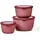 Mepal Cirqula rund rosa 500 ml, 1000 ml, 2000 ml 3-teiliges Set