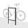 MCW Fahrradbügel MCW-J74 Fahrradständer Anlehnbügel, verzinkter Karbonstahl Outdoor-pulverbeschichtet 115x60x6cm ~ anthrazit