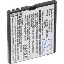 AccuCell Akku passend für Bea-fon SL495, Bea-fon SL595, Bea-fon SL595 Plus, 3,7V, 600mAh