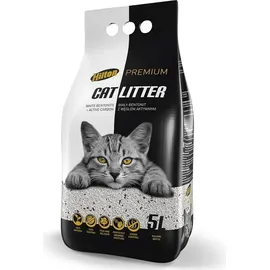 Hilton Bentonit mit Aktivkohle Weiß - Katzenstreu - 5 l - Weiß