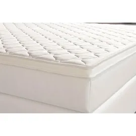 Set One by Musterring Florida Topper mit Viscoelastikschaumkern 180 x 200 cm weiß