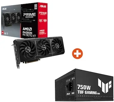 ASUS LEVEL UP #3 Bundle (PRIME-RX9070XT + TUF-GAMING-750B-EVO)