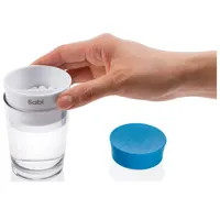 Sabi Design Pillendose mit integriertem Trinkglas Sabi Carafe
