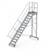 Altrex Podesttreppe fahrbar 45° 14 Stufen