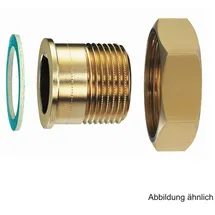 IMI Hydronic Engineering Verschraubung mit Schraubnippel R 1 Zoll für DN25 flachdichtend