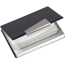 Sigel Visitenkartenetui 9,5 x 6,5 cm Schwarz 20 St.