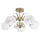 Rabalux Fauna 5xE27 rund gold-weiß