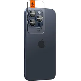 SPIGEN Glass tR EZ Fit Optik Pro 2 Pack Blue Titanium iPhone 17 Pro/16 Pro/17 Pro Max/16 Pro Max