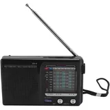 Tragbares Radio AM FM SW, Digitales Kurzwellenradio mit MP3-Player, Minis-Radio, Kurzwellenradio, Transistor, Batteriebetriebenes Vintage-Radio mit Einziehbarer Antenne für Eltern