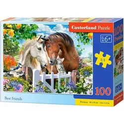 CASTORLAND B-111121 Best Friends, Puzzle 100 Teile