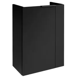 Fackelmann Waschtischunterschrank 44 x 60 x 24,3 cm Schwarz Matt