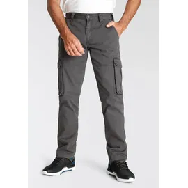 MAN'S WORLD Cargohose Regular Grau S
