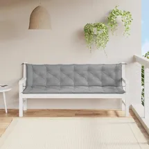 vidaXL Gartenbankauflage 200 x 50 x 7 cm grau 1 St.
