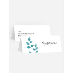 Tischkarten Hochzeit selbst gestalten mit Spruch und Fotos im Onlinedesigner bei Meine-Kartenmanufaktur.de