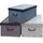 Spetebo Aufbewahrungsbox 51 x 37 cm 3-tlg. creme, blau, bordeaux