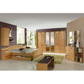 Wiemann Nachttisch-Paneel Lausanne 2er Set Holzoptik Braun Erle