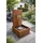 Estexo Springbrunnen Wasserfall Wasserlauf Zierbrunnen Rost 77x66x128 cm