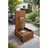 Estexo Springbrunnen Wasserfall Wasserlauf Zierbrunnen Rost 77x66x128 cm