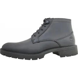 Timberland Elmhurst Mid Chukka Boot - Herren Winter Schuhe Stiefel Leder Schwarz TB0A2976-001 , EU 44.5 US 10.5 - Schwarz - 44,5