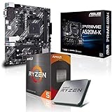 Memory PC Aufrüst-Kit Bundle AMD Ryzen 5 3600 6X 3.6 GHz, A520M-K, komplett fertig montiert inkl. Bios Update und getestet