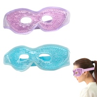 2 Stück Augenmaske Kühlend, Gel Kühlmaske Warm Augen Kühlbrille Kühlende Wiederverwendbare Kühlende Augenmaske für Augenringe, Geschwollene, Augenermüdung Lindern