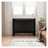 vidaXL Heizkörperabdeckung Schwarz Eichen-Optik 112 x 19 x 81,5 cm
