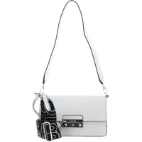 Picard Superstar Schultertasche Leder Grau/Weiß