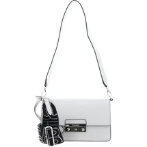 Picard Superstar Schultertasche Leder Grau/Weiß