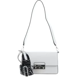 Picard Superstar Schultertasche Leder Grau/Weiß