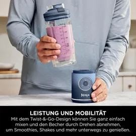 Ninja Blast Max Standmixer Blau