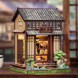 CUTEBEE Puppenhaus Miniature House Kirishima Cha-an 19 x 14 cm