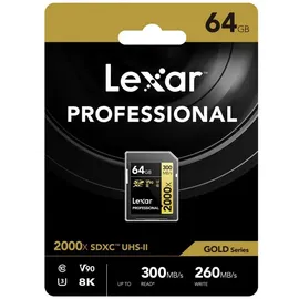 Lexar Professional 2000x SDXC UHS-II