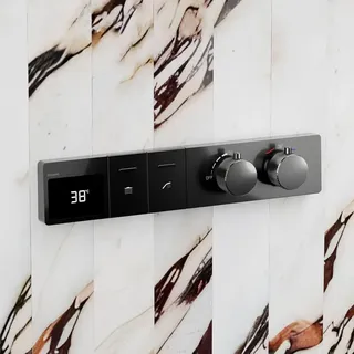 Steinberg 911 Unterputz-Duscharmatur mit Thermostat für 2 Verbraucher gunmetal gebürstet 911 4320 BGM
