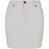 URBAN CLASSICS Organic Stretch Kurzer Rock Mit Hoher Taille Off White Raw 32